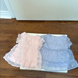 Charming Pink and Lavender Baby Dresses